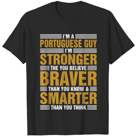 Discover Im A Portuguese Guy T-shirt