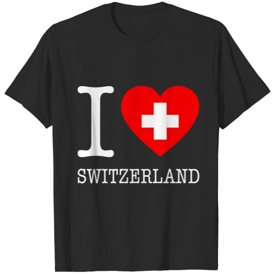 Discover I love Switzerland / Gift Idea T-shirt