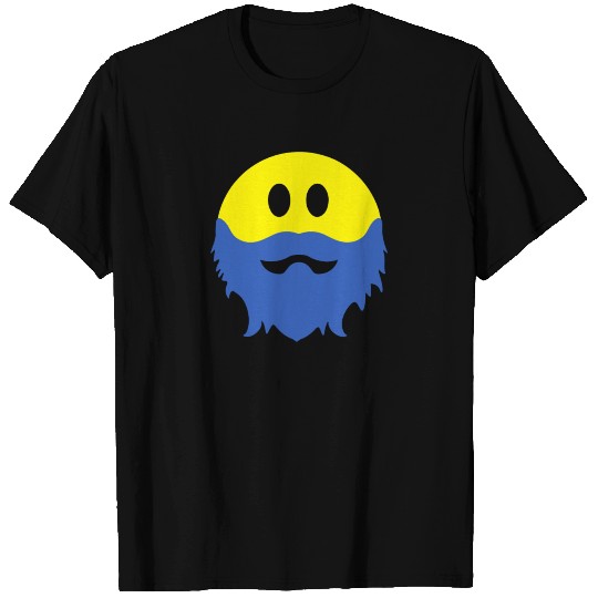 Bearded Smiley Face T-shirt
