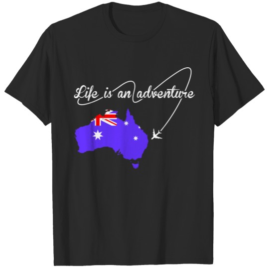 Australian Life Is An Adventure T-shirt
