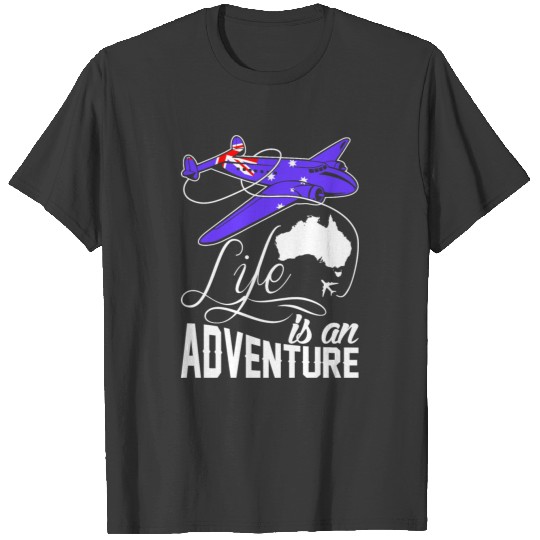 Australian Life Is An Adventure T-shirt