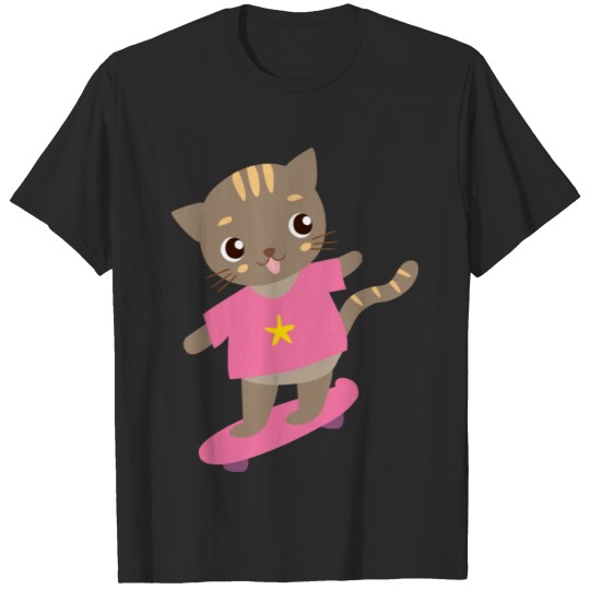 Discover funny cat T-shirt