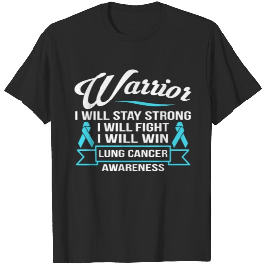 Discover Warrior Lung Cancer Awareness T-shirt T-shirt