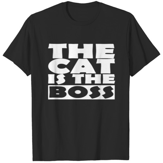 Discover Cat is the Boss T-shirt
