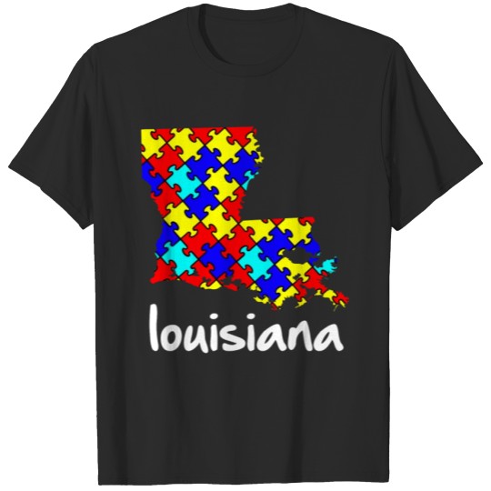 Discover Louisiana - Autism Awareness T-shirt