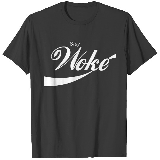 Stay Woke (curly design) T-shirt