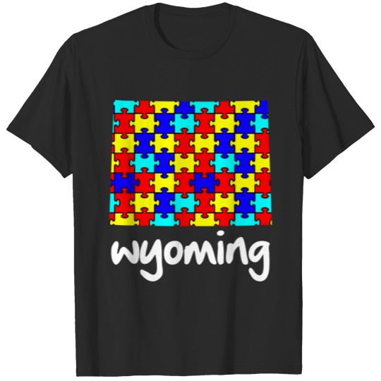 Discover Wyoming - Autism Awareness T-shirt