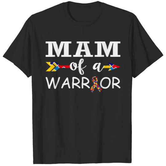 Discover Mam Of A Warrior Autism Awareness T-shirt