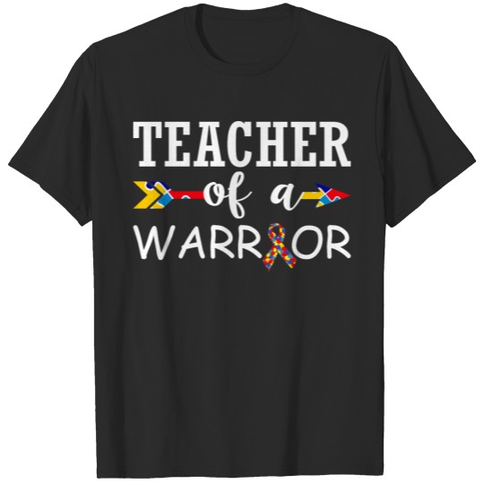 Discover Teacher Of A Warrior Autism Awareness T-shirt