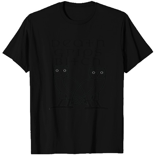 Death Grips Black and White Owls T-shirt