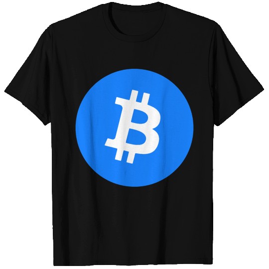 Bitcoin in Blau T-shirt