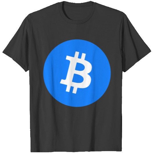 Bitcoin in Blau T-shirt
