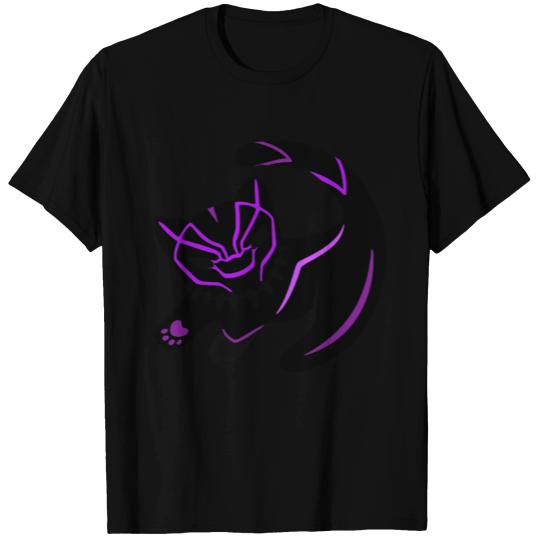 BLACK PANTHER PURPLE LION KING DRAWING T-shirt
