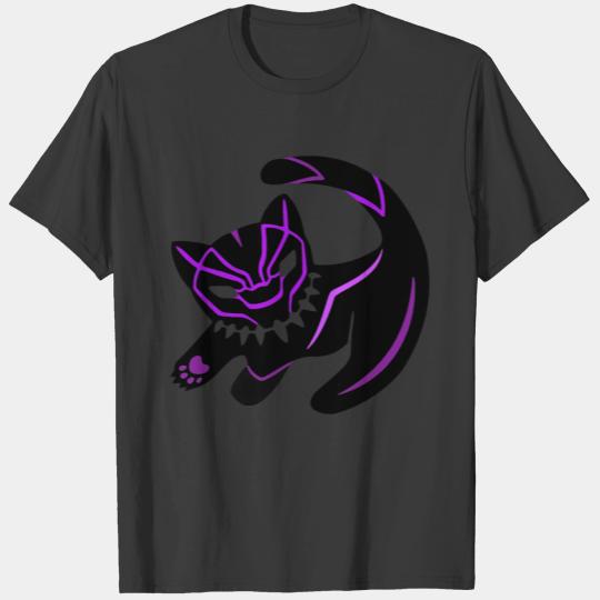 BLACK PANTHER PURPLE LION KING DRAWING T-shirt