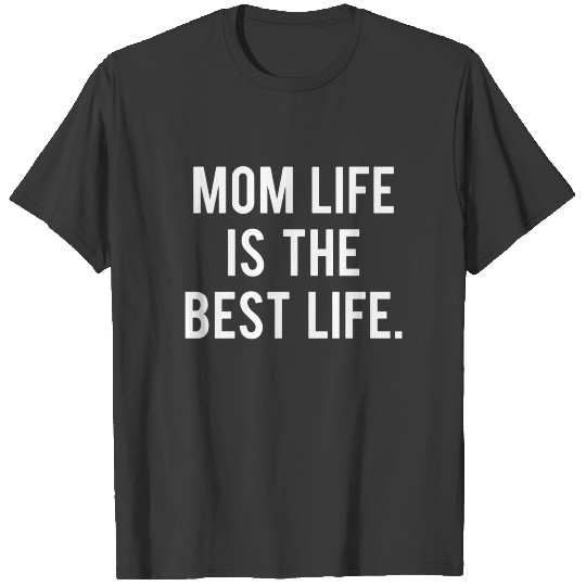 Mom Life Best Life Ladies V Neck Mothers Day Holid T-shirt