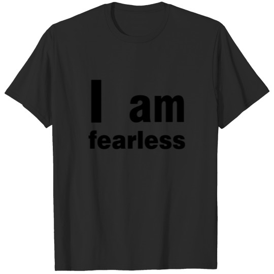 Discover I am fearless shirt brave gift idea T-shirt
