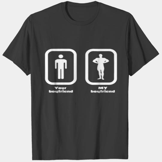 Funny Ladies Gym Singlets Slim Fit 8 18 Your Bf My T-shirt