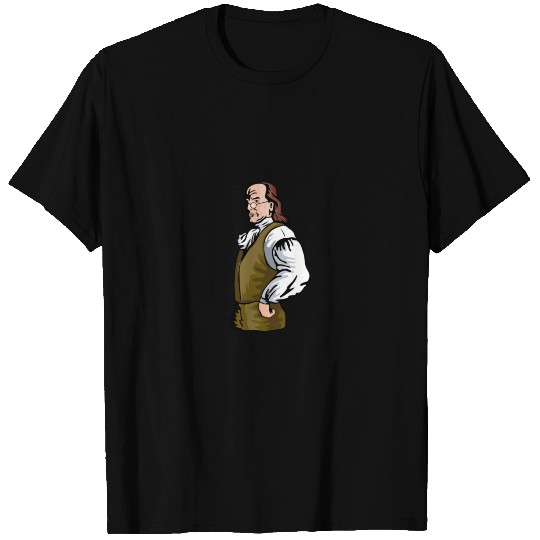 Benjamin Franklin Retro T-shirt