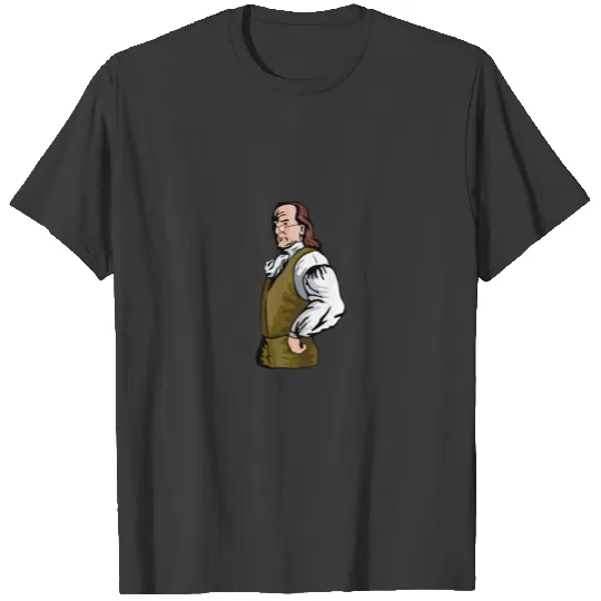 Benjamin Franklin Retro T-shirt