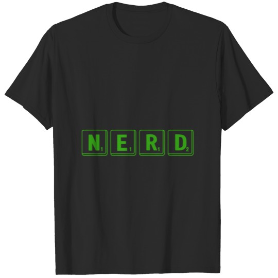 Discover Nerd - Funny Scrabble Geek Spelling Game Nerd T-shirt