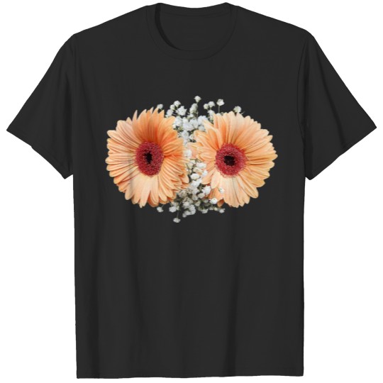 Discover Pale Orange Gerbera Daisi T-shirt