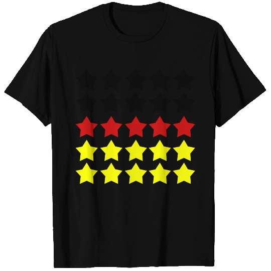 Five Stars Review German Flag T-shirt