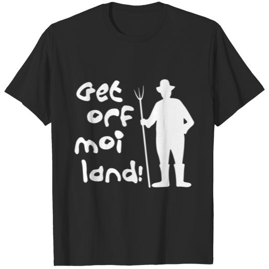 Discover Get Off My Land Music Festival Farm T Shirts T-shirt