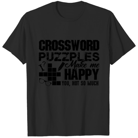 Discover Crossword Puzzles Make Me Happy Shirt T-shirt