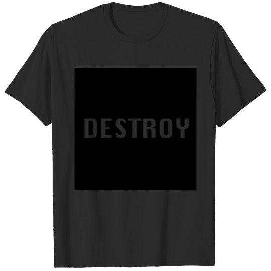 Discover Destroy black T-shirt
