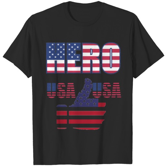 Discover Hero of the USA - Like button T-shirt