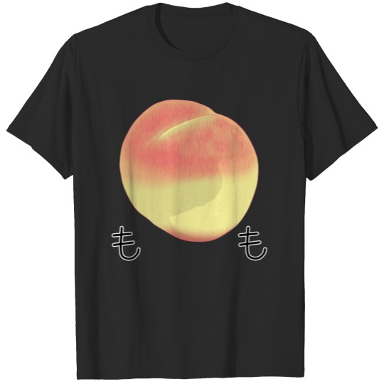peach japanese japan fruits gift idea T-shirt