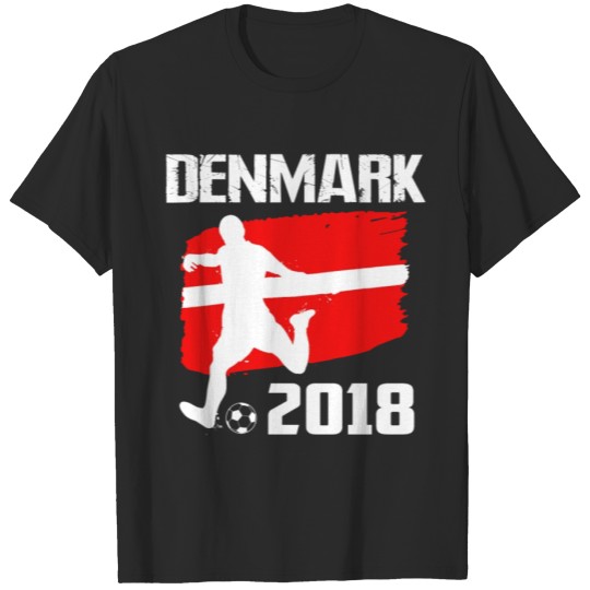 Discover Denmark Soccer Team 2018 - Football Fan T-shirt