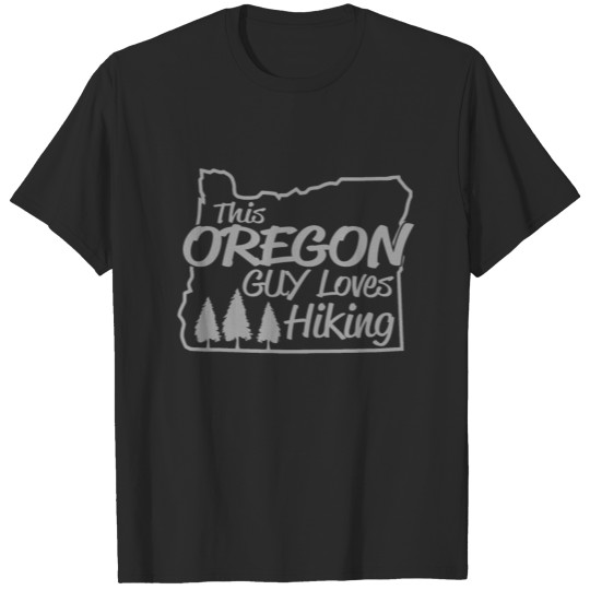 Oregon guy loves hiking T-shirt
