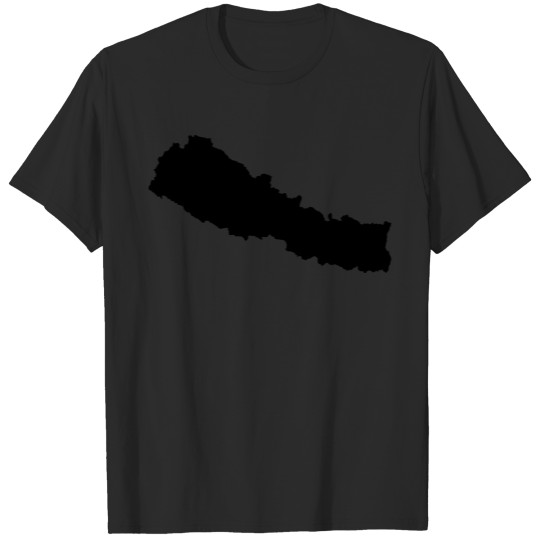 Discover Nepal map T-shirt