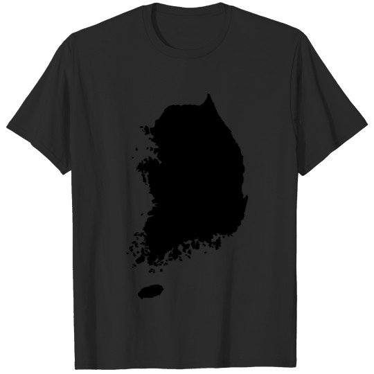 Discover South Korea map T-shirt
