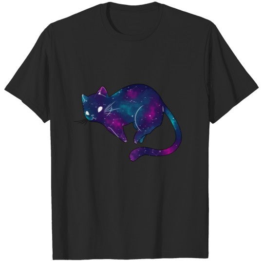 Discover Galaxy cat T-shirt