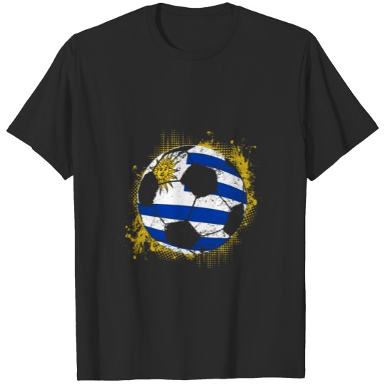 Discover (Gift) Uruguay distress soccer 006 T-shirt