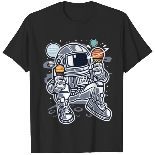 Discover Astronaut Ice Cream present space shuttle fans T-shirt