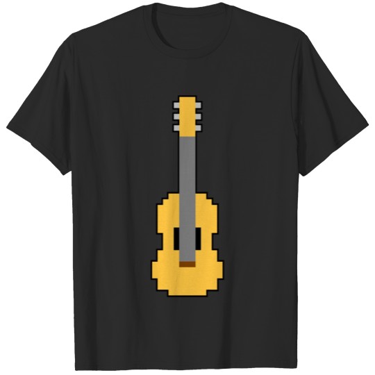 Discover Pixel Acoustic Guitar T-shirt