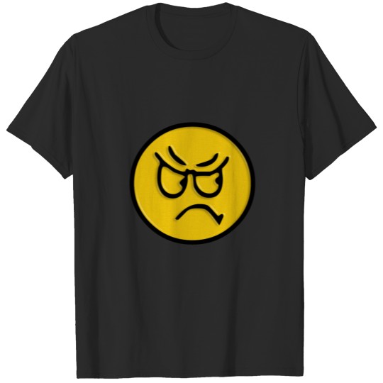 Discover Angry Smiley T-shirt