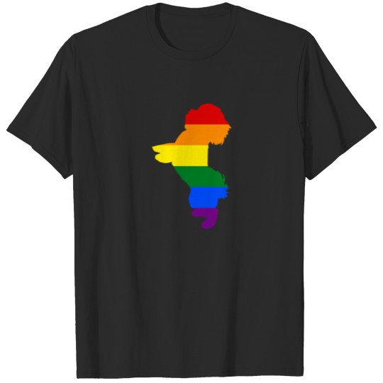 Discover Gay Pride Mom Dog Shih Tzu Rainbow Flag T-shirt