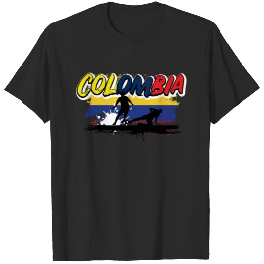 Discover Colombia Camiseta Soccer Futbol Tshirt T-shirt