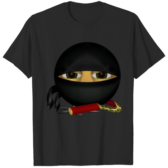 Discover Action Ninja mit Messer, Geschenk Idee T-shirt