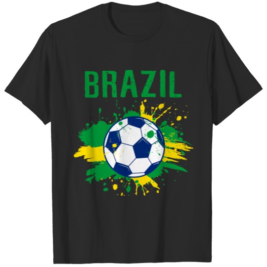 Discover Brazil Soccer Shirt Fan Football Gift Cool Funny T-shirt