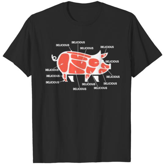 Delicious pig as a gift idea T-shirt