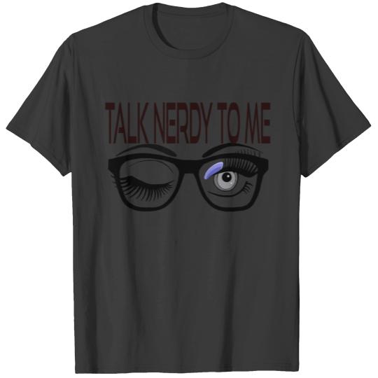 Talk Nerdy To Me Periwinkle Eye Shadow T-shirt