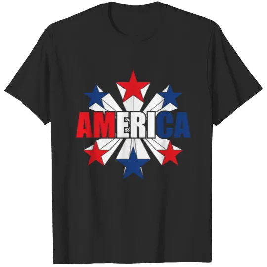 Discover America 4th of July Patriotic T-shirt
