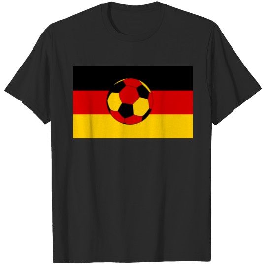 Discover Germany flag and german ball T-shirt