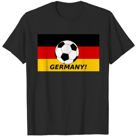 Discover Germany! Germany flag with soccer ball T-shirt