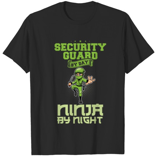 Discover Security Guard By Day Ninja By Night T-shirt